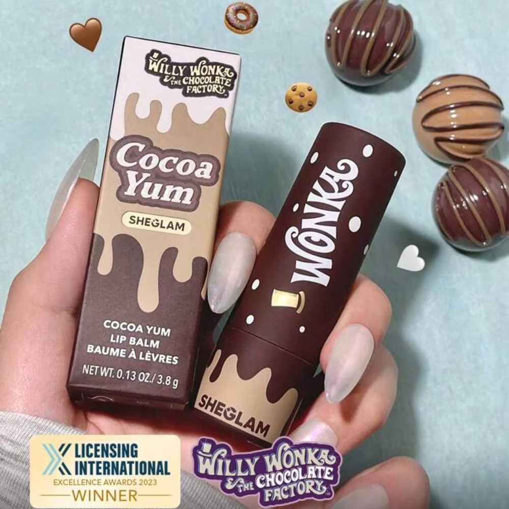 🍫New Sheglam Willy Wonka Cocoa Yum Lip Balm